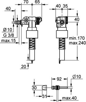 Grohe Füllventil 3/8Zoll