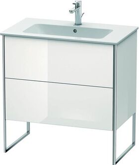 Duravit Waschtischunterbau XSQUARE 832x810x478mm weiß hochglanz