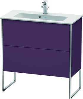 Duravit WT-Unterbau XSQUARE COMPACT 832x810x388mm aubergine seidenmatt