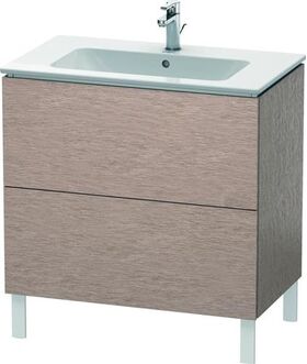 Duravit Waschtischunterbau L-CUBE 820x481x704mm eiche kaschmir