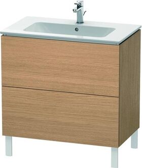 Duravit Waschtischunterbau L-CUBE 820x481x704mm europäische eiche