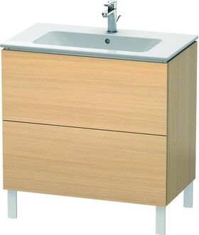 Duravit Waschtischunterbau L-CUBE 820x481x704mm mediterrane eiche