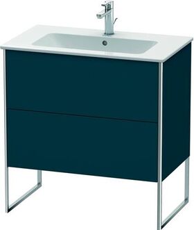 Duravit Waschtischunterbau XSQUARE 832x810x478mm nachtblau seidenmatt