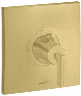 Thermostat HIGHFLOW AXOR CITTERIO 59 l/m UP mit Hebelgriff brushed brass