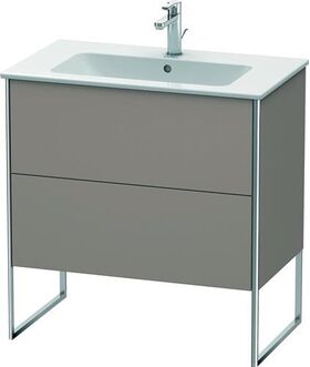 Duravit Waschtischunterbau XSQUARE 832x810x478mm basalt matt