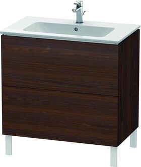 Duravit Waschtischunterbau L-CUBE 820x481x704mm nussbaum gebürstet