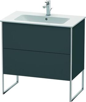 Duravit Waschtischunterbau XSQUARE 832x810x478mm graphit matt