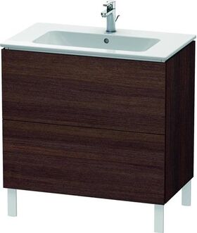 Duravit Waschtischunterbau L-CUBE 820x481x704mm kastanie dunkel