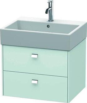 Duravit Waschtischunterbau BRIOSO Griffe chr 442x584x459mm lichtblau matt