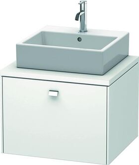 Duravit Konsolenunterschrank BRIOSO Griff chrom 442x620x550mm weiß matt