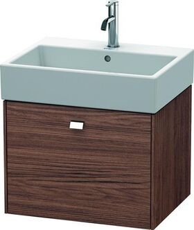 Duravit Waschtischunterbau BRIOSO Gri chrom 442x584x459mm nussbaum dunkel