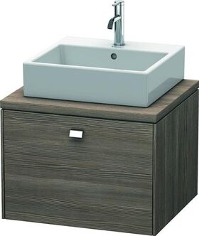 Duravit Konsolenunterschrank BRIOSO Griff chrom 442x620x550mm pine terra