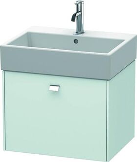 Duravit Waschtischunterbau BRIOSO Griff chrom 442x584x459mm lichtblau matt