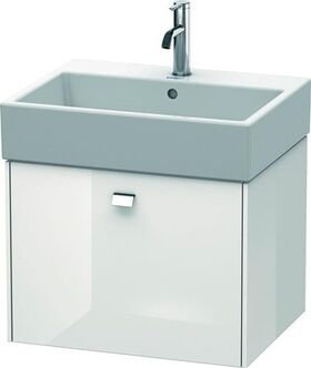 Duravit Waschtischunterbau BRIOSO Griff chrom 442x584x459mm weiß hochglanz