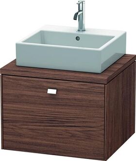 Duravit Konsolenunterschrank BRIOSO Gri chrom 442x620x550mm nussbaum dunkel