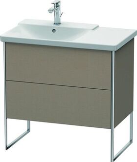 Duravit Waschtischunterbau XSQUARE Becken links 805x810x473mm leinen