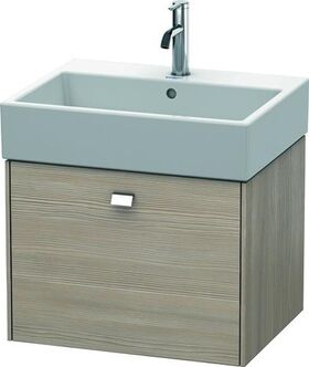 Duravit Waschtischunterbau BRIOSO Griff chrom 442x584x459mm pine silver