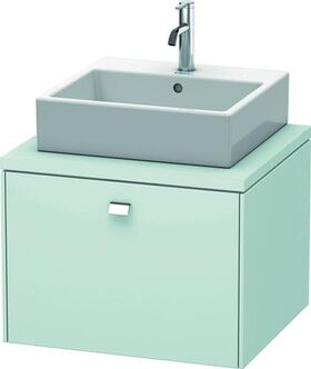 Duravit Konsolenunterschrank BRIOSO Griff chrom 442x620x550mm lichtblau matt