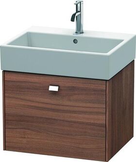 Duravit Waschtischunterbau BRIOSO Griff chrom 442x584x459mm nussbaum natur