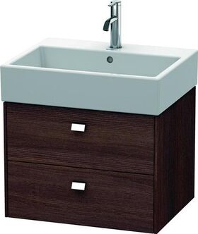 Duravit Waschtischunterbau BRIOSO Griffe chr 442x584x459mm kastanie dunkel