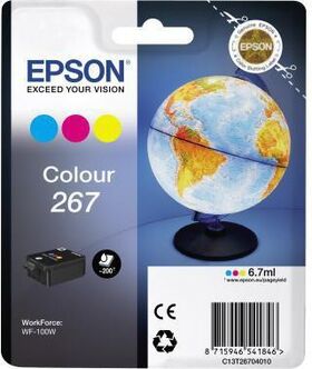 Epson Tintenpatrone C13T26704010 267 6,7ml 200Seiten c/m/y