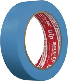 Glattkreppband 3508 SMOOTH-TEC® glatt blau L.50m B.30mm KIP - VPE: 8