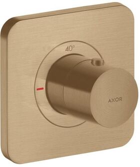 Thermostatmodul AXOR CITTERIO E DN 20, Unterputz 12x12 brushed bronze