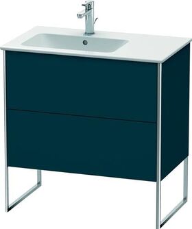 Duravit Waschtischunterbau XSQUARE 832x810x478mm Be li nachtblau seidenmatt