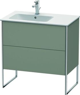 Duravit Waschtischunterbau XSQUARE 832x810x478mm Be li steingrau seidenmatt