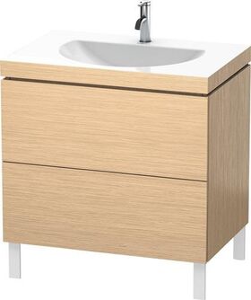 Duravit Möbelwaschtisch DARLING NEW 800x540mm o ÜL 1 HL eiche gebürstet