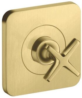 Abstelllventil AXOR CITTERIO E Unterputz 12x12 brushed brass