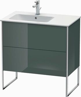 Duravit Waschtischunterbau XSQUARE 832x810x478mm Be li dolo grey hochglanz