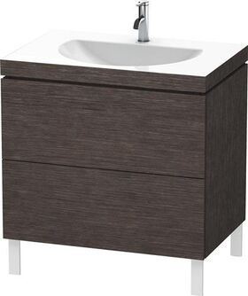 Duravit Möbelwaschtisch DARLING NEW 800x540mm o ÜL 1 HL Ei dunkel gebürstet