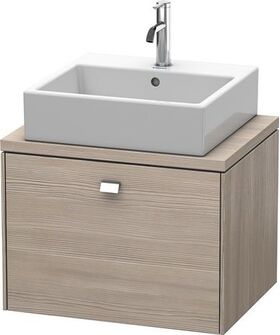 Duravit Konsolenunterschrank BRIOSO Griff chrom 442x620x480mm pine silver