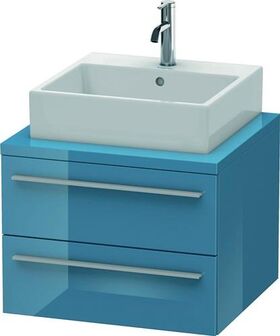 Duravit Konsolenunterschrank X-LARGE 440x600x548mm stone blue hochglanz