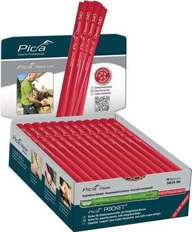 Zimmermannsbleistift Pica Classic 540 L.24cm 2H ungespitzt PICA