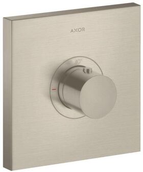 Thermostat SQUARE AXOR SHOWERSOLUTIONS Highflow, Unterputz brushed nickel