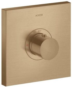 Thermostat SQUARE AXOR SHOWERSOLUTIONS Highflow, Unterputz brushed bronze