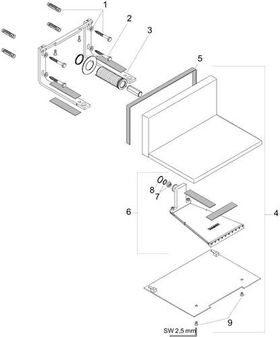 Schwallauslauf AXOR STARCK SHOWERCOLL. DN 20 UP 24x12 stainless steel optic