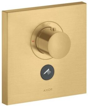 Thermostat SQUARE AXOR SHOWERSOLUTIONS Highflow UP f 1 Verbr u 1Abgang bru go o