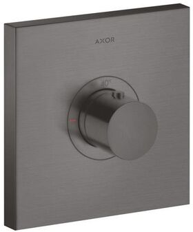 Thermostat SQUARE AXOR SHOWERSOLUTIONS Highflow, Unterputz brushed black chrome