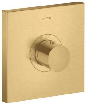 Thermostat SQUARE AXOR SHOWERSOLUTIONS Highflow, Unterputz brushed gold optic