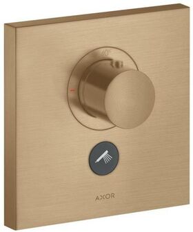 Thermostat SQUARE AXOR SHOWERSOLUTIONS Highflow UP f 1 Verbr u 1Abgang bru bro