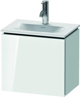 Duravit Waschtischunterbau L-CUBE 400x440x311mm Türansch li weiß hochglanz