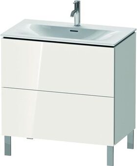 Duravit Waschtischunterbau L-CUBE 704x820x481mm weiß hochglanz