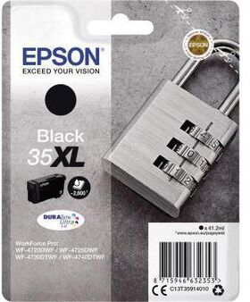 Epson Tintenpatrone C13T35914010 35XL 41,2ml schwarz