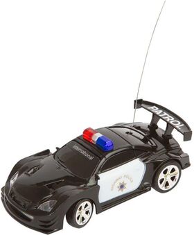 RC: Police Mini Racer Black + White