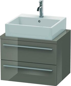 Duravit Konsolenunterschrank X-LARGE 440x600x478mm flannel grey hochglanz