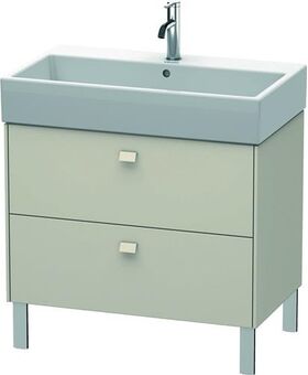 Duravit Waschtischunterbau BRIOSO Griffe Frontfarbe 570x784x459mm ta matt