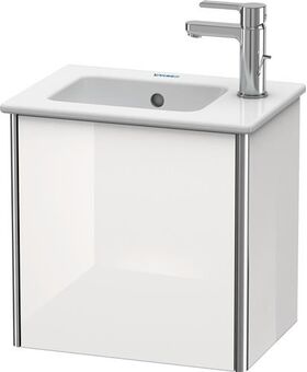 Duravit Waschtischunterbau XSQUARE 400x410x289mm Türansch re ta supermatt